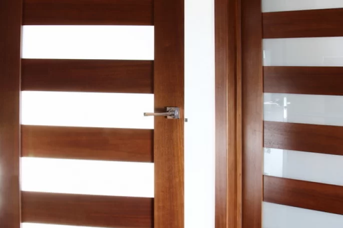 Drzwi ML 870 mahoń brąz