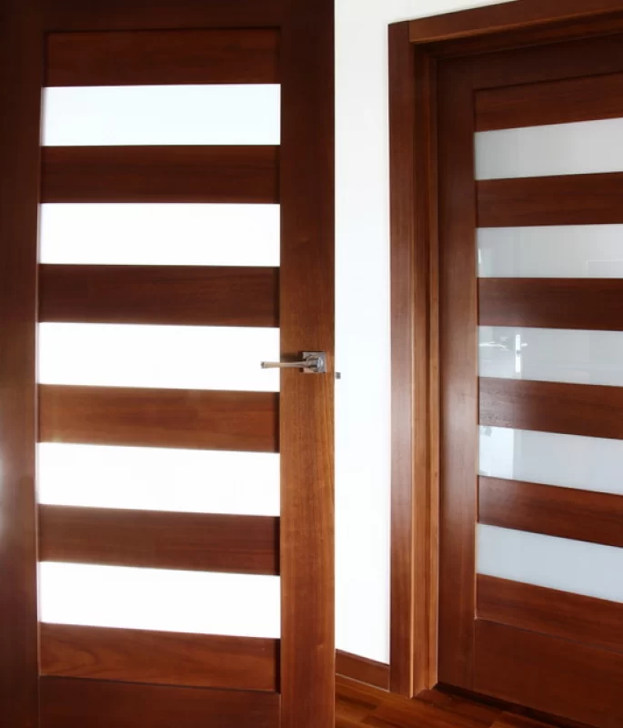 Drzwi ML 870 mahoń brąz