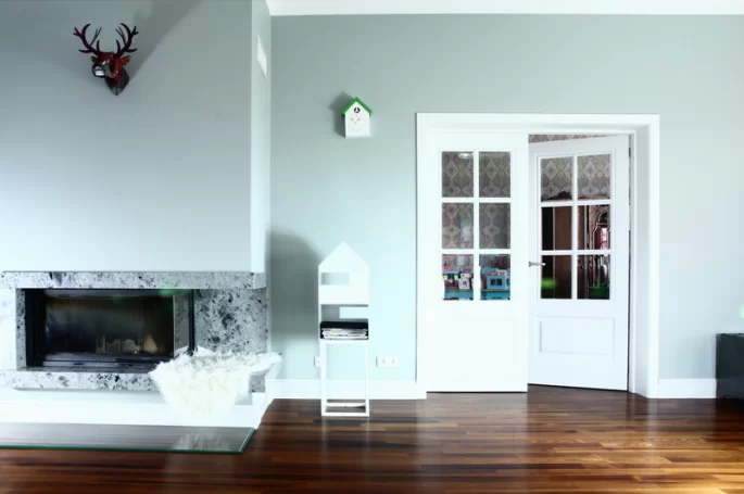 Drzwi dwuskrzydłowe białe