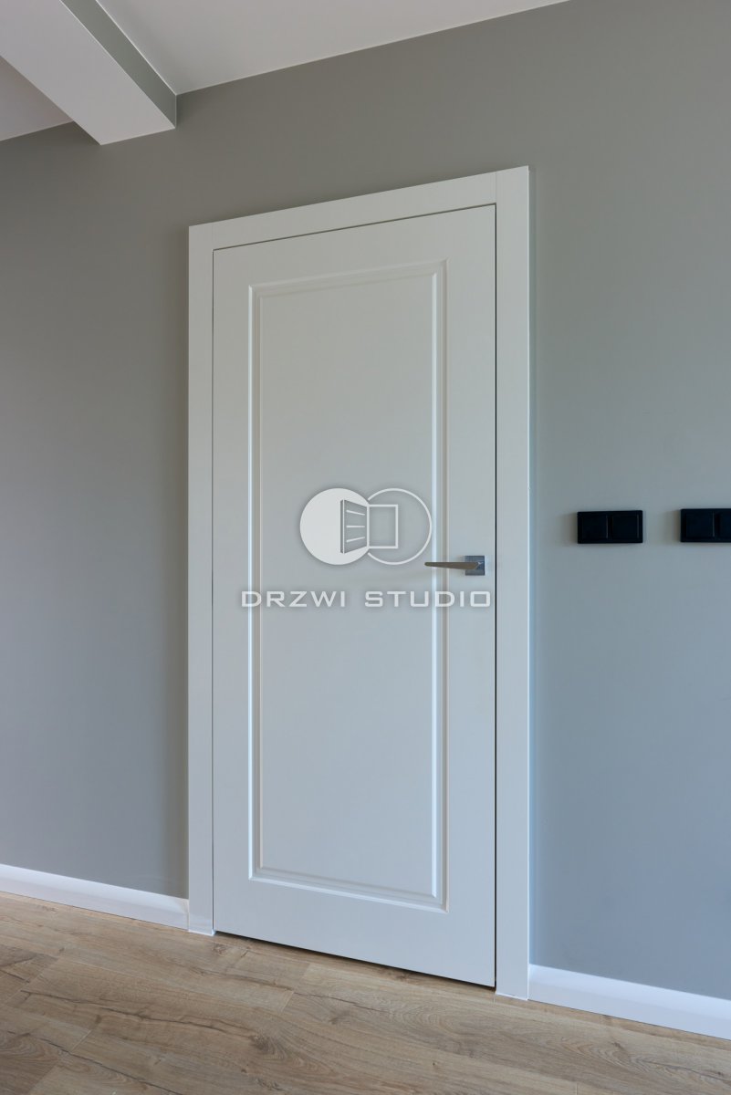 Drzwi Lagrus Soft S1 w kolorze RAL 9003